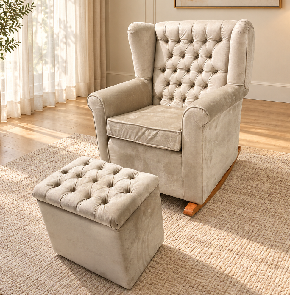 MECEDORA PREMIUM DEYMAR BEIGE CON POSAPIE