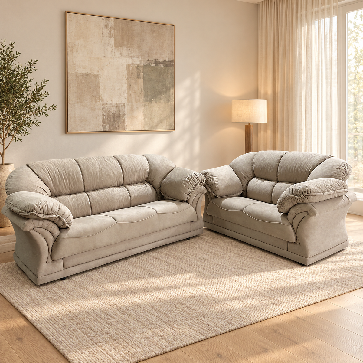SOFA DEYMAR YULIAN 3+2 LUGARES BEIGE
